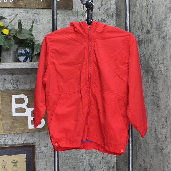 Widgeon Womens Lined Nylon Vintage Rain Jacket Coat 1667e32d878432 Red / Blue M - Picture 1 of 7